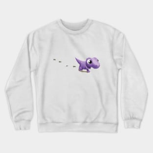 Little Dinosaur and Tracks Crewneck Sweatshirt